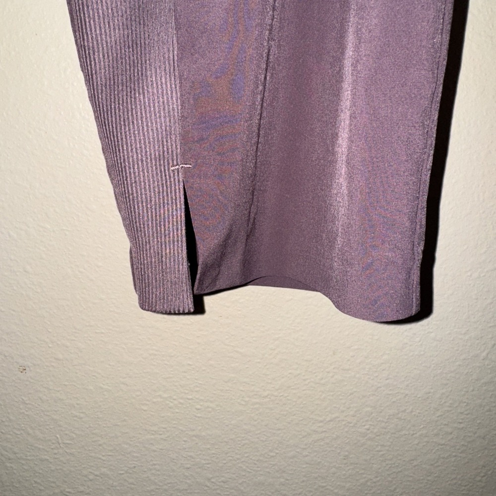 Athleta Women's 10 Brooklyn Mid Rise Ankle Pants Mauve Violet Pull On‎ Pockets - Picture 2 of 5